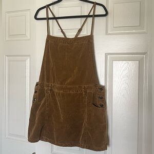 Free People Corduroy Overall Dress